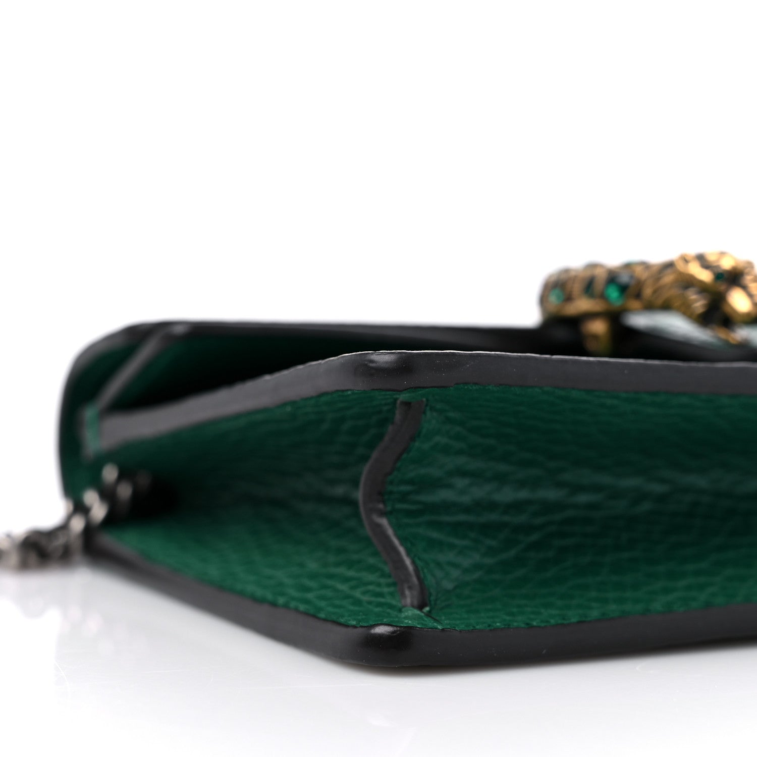 Gucci Calfskin Super Mini Dionysus Shoulder Bag Emerald 7 of 10