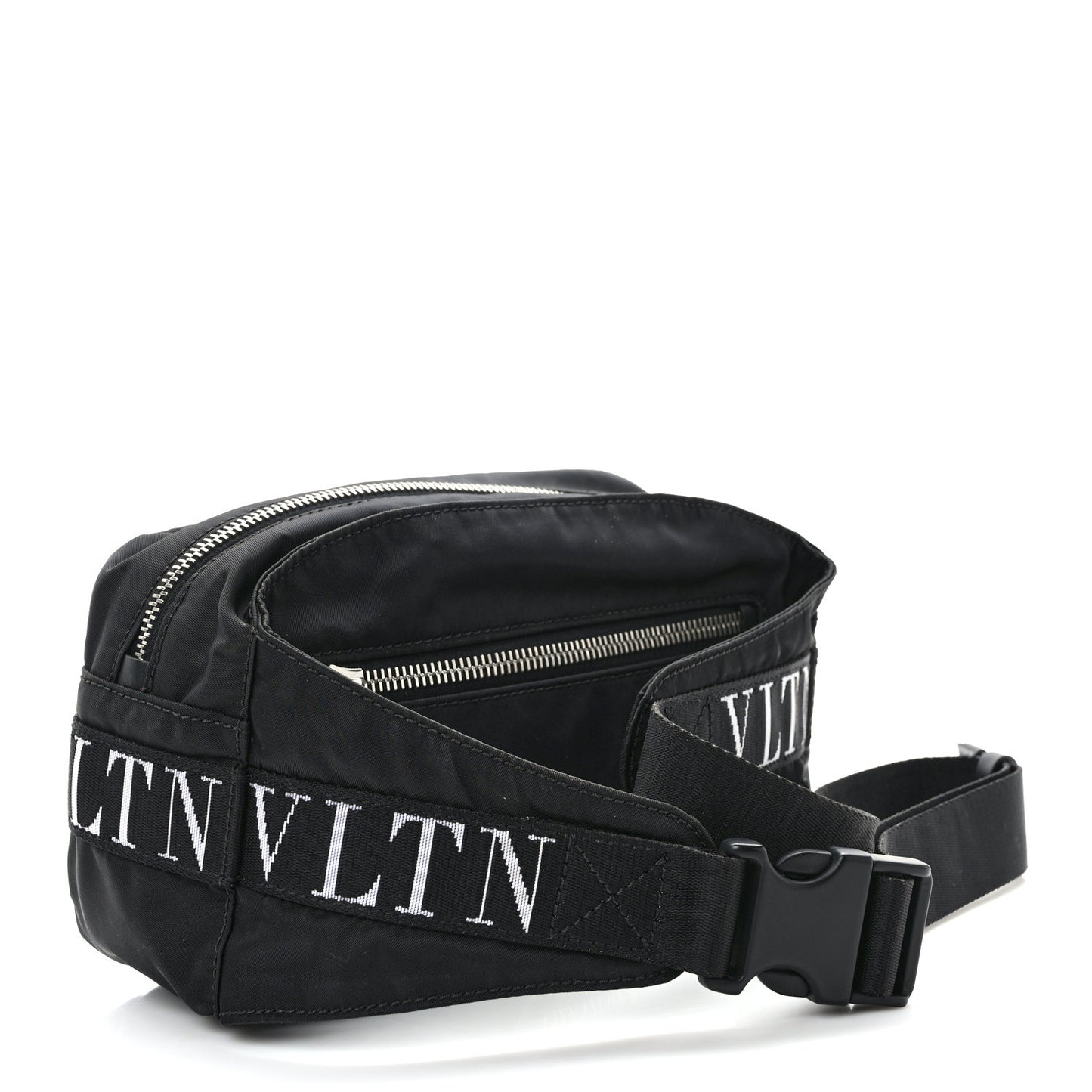 Nylon VLTN Belt Bag Black