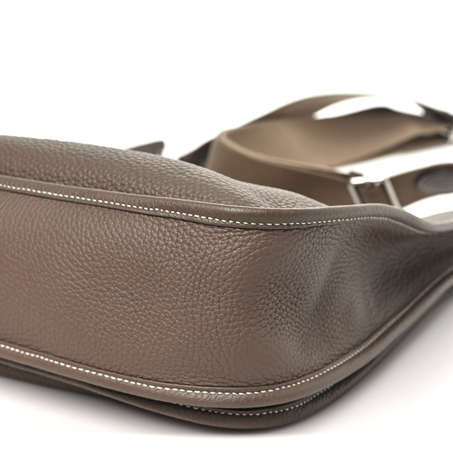 Hermes Taurillon Clemence Evelyne III PM Etoupe 10 of 11