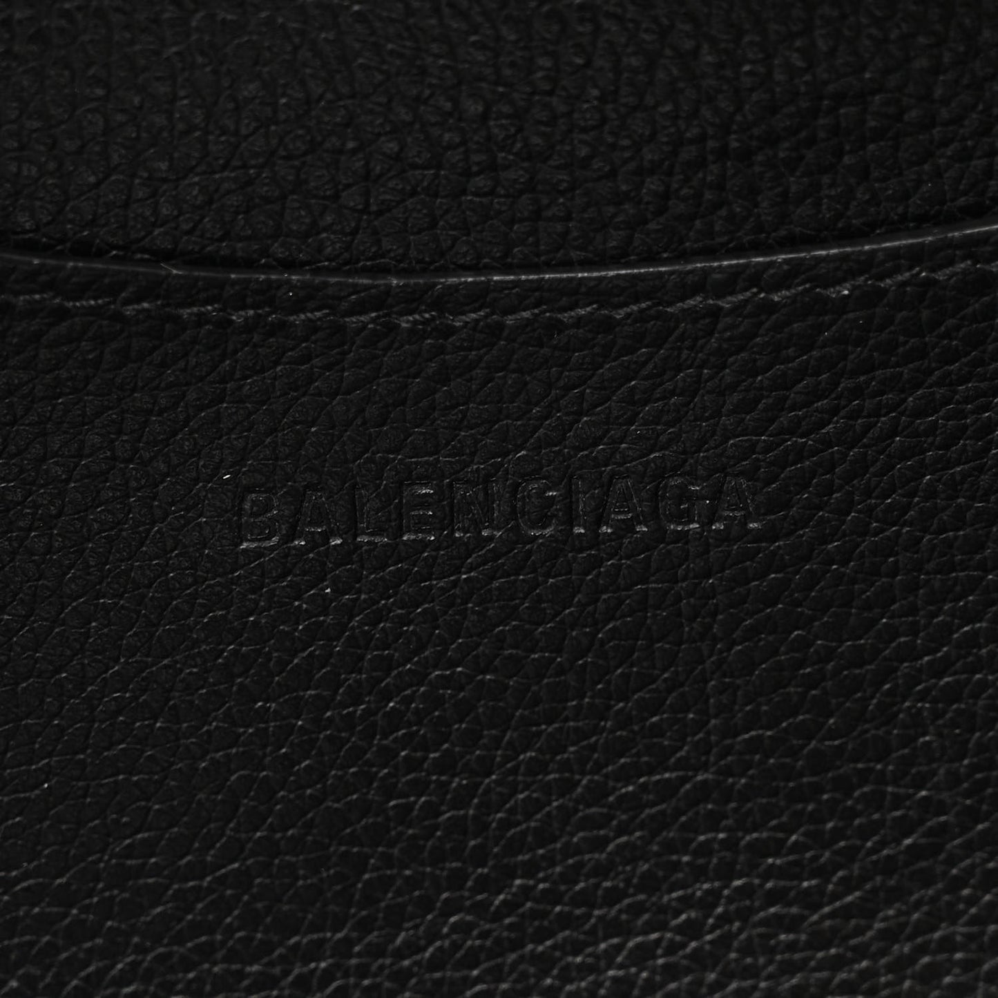 Grained Calfskin Neo Classic Black Hardware Large Top Handle Bag Black