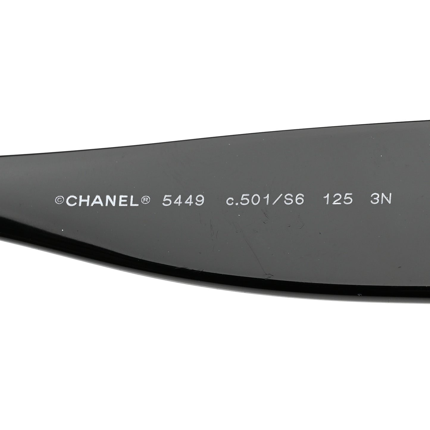 Acetate Shield Sunglasses 5449-A Black