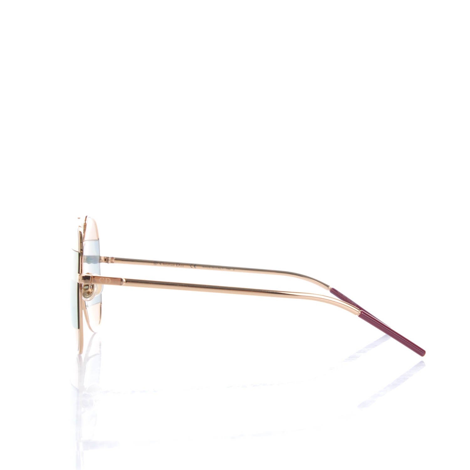 Christian Dior Split 1 Aviator Sunglasses Rose Gold 3 of 6