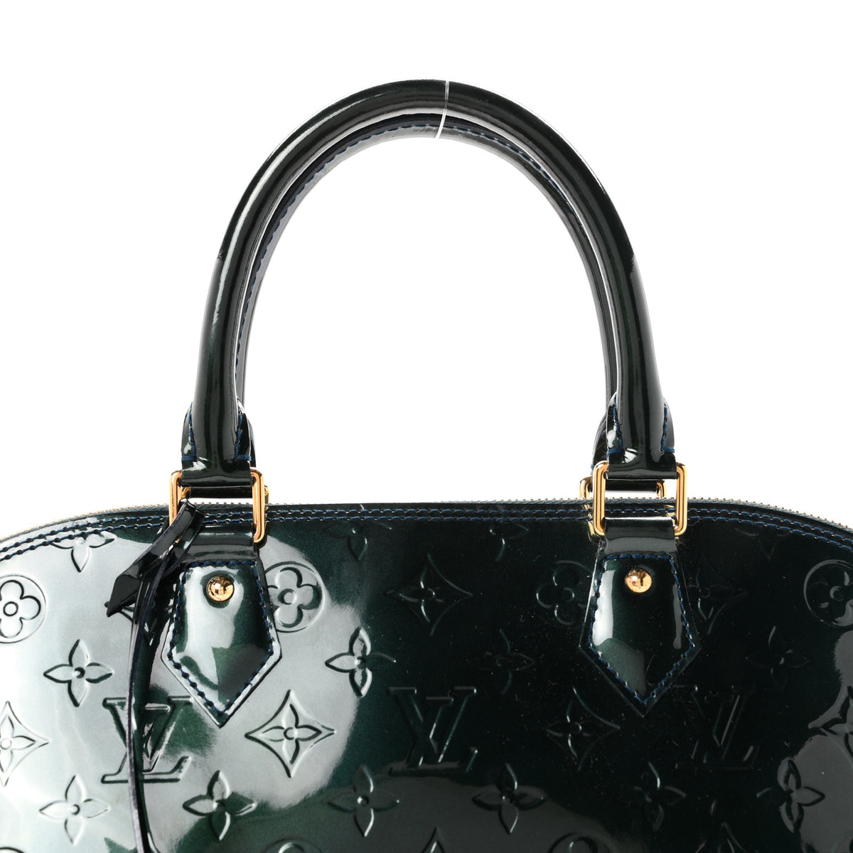 Louis Vuitton Vernis Alma GM Blue Nuit 11 of 16