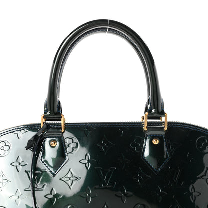 Louis Vuitton Vernis Alma GM Blue Nuit 11 of 16
