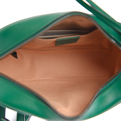 Gucci Calfskin Matelasse Small GG Marmont Chain Shoulder Bag Emerald Green 4 of 9
