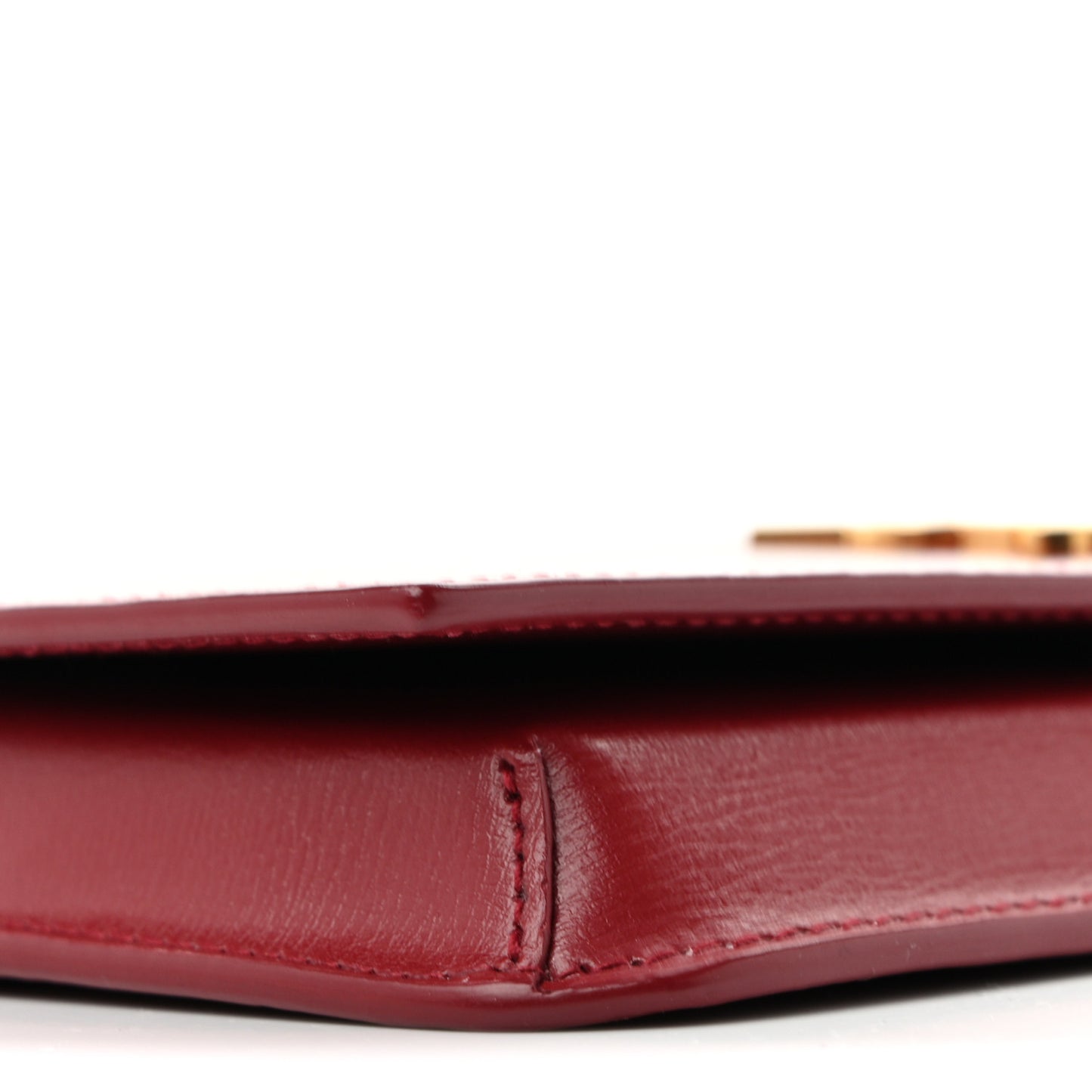 Smooth Calfskin Monogram Phone Holder Crossbody Opyum Red