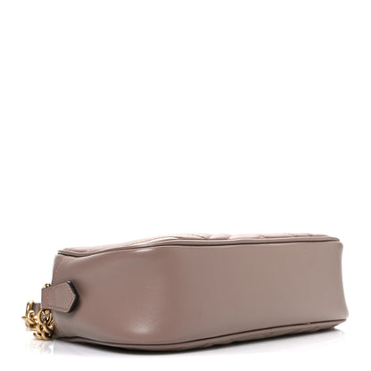 Gucci Calfskin Matelasse Small GG Marmont Chain Shoulder Bag Porcelain Rose 4 of 10