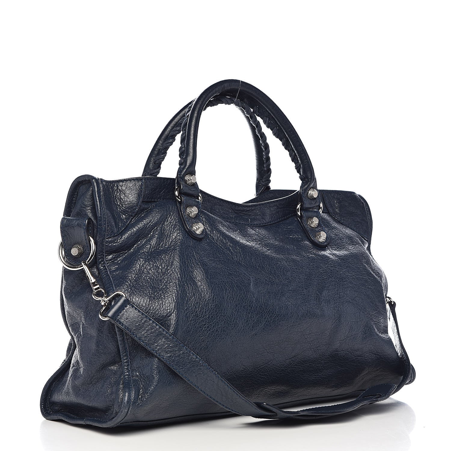 Balenciaga Agneau Giant 12 Silver Hardware City Bleu Obscur 3 of 10