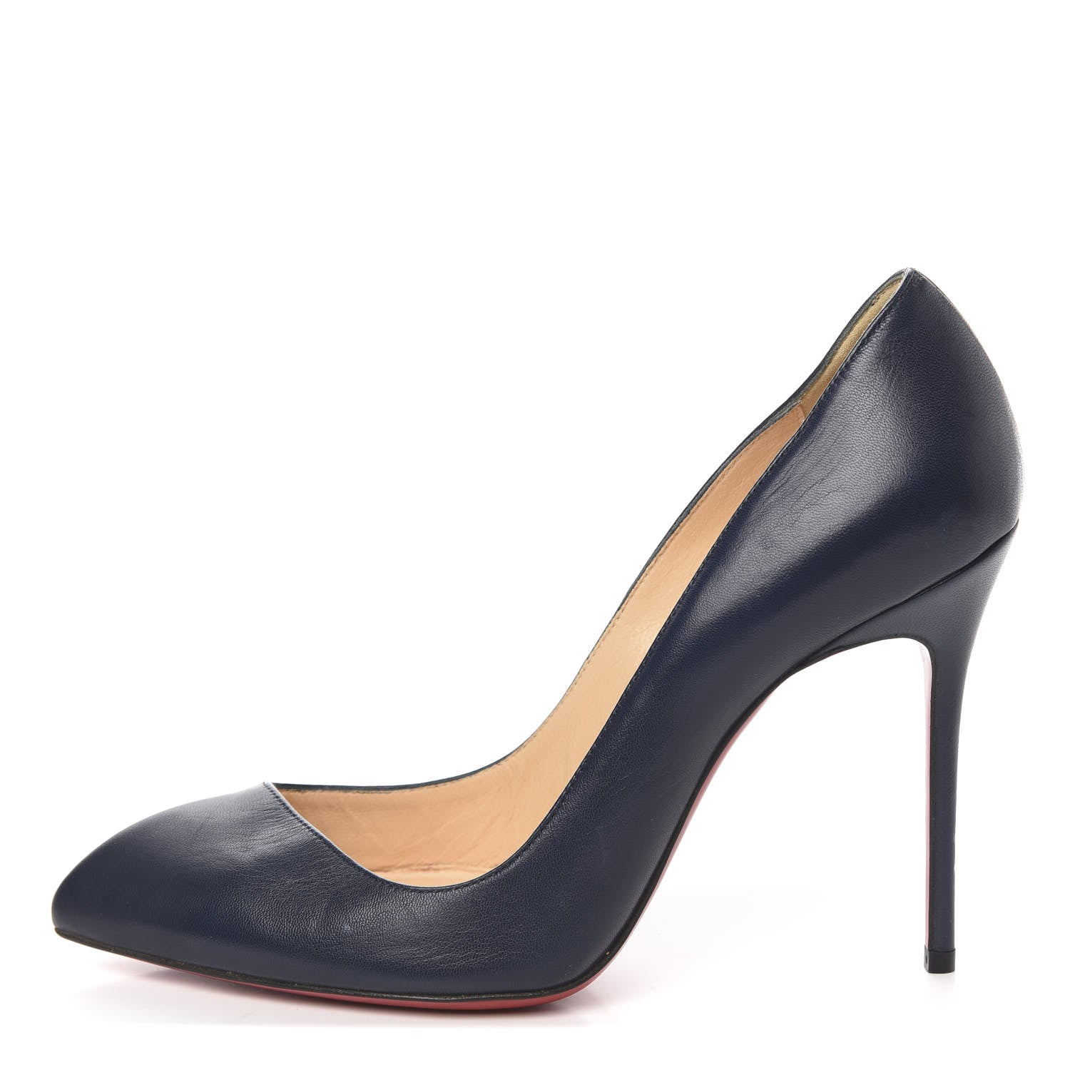 Christian Louboutin Jazz Calfskin Corneille 100 Pumps 37 Eclipse 1 of 10