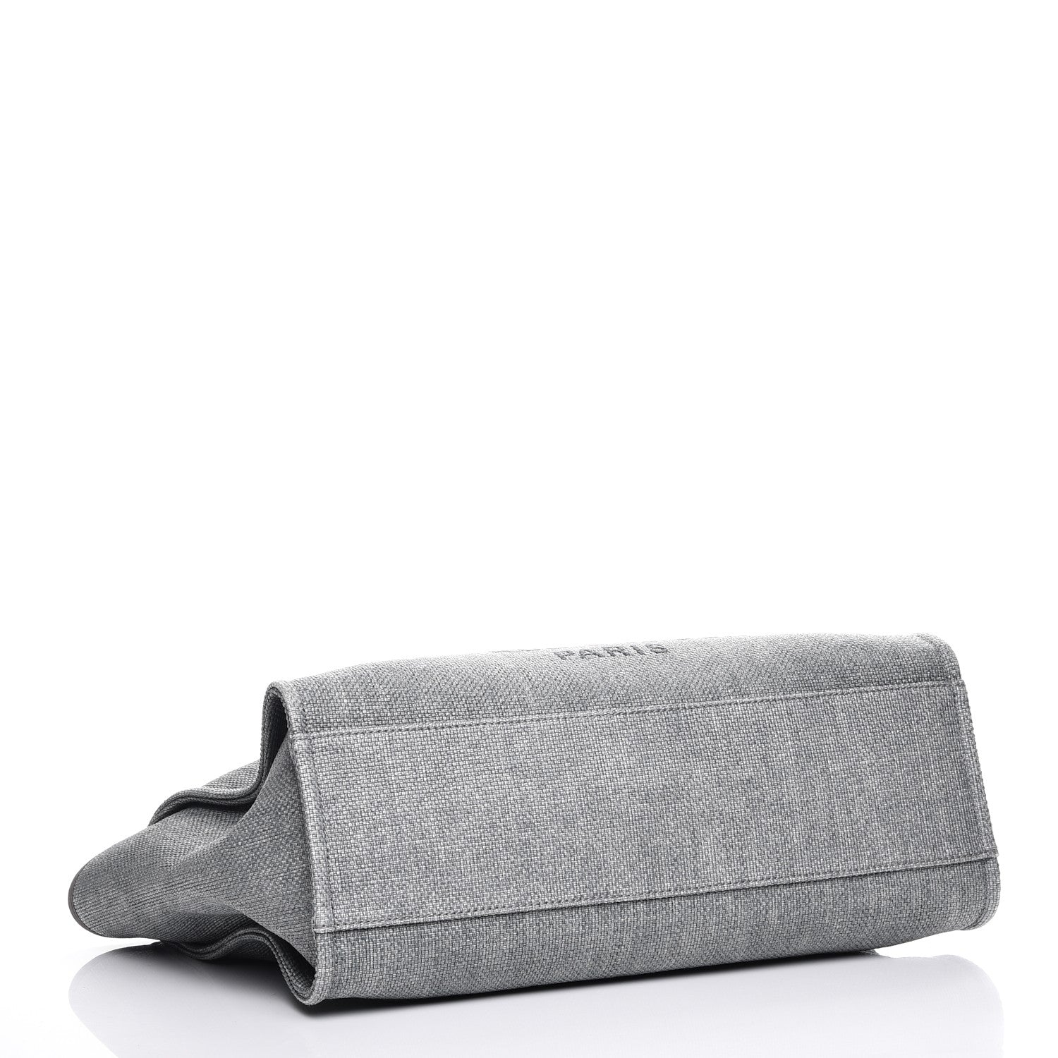 Chanel Canvas Large Deauville Tote Grey 5 of 8