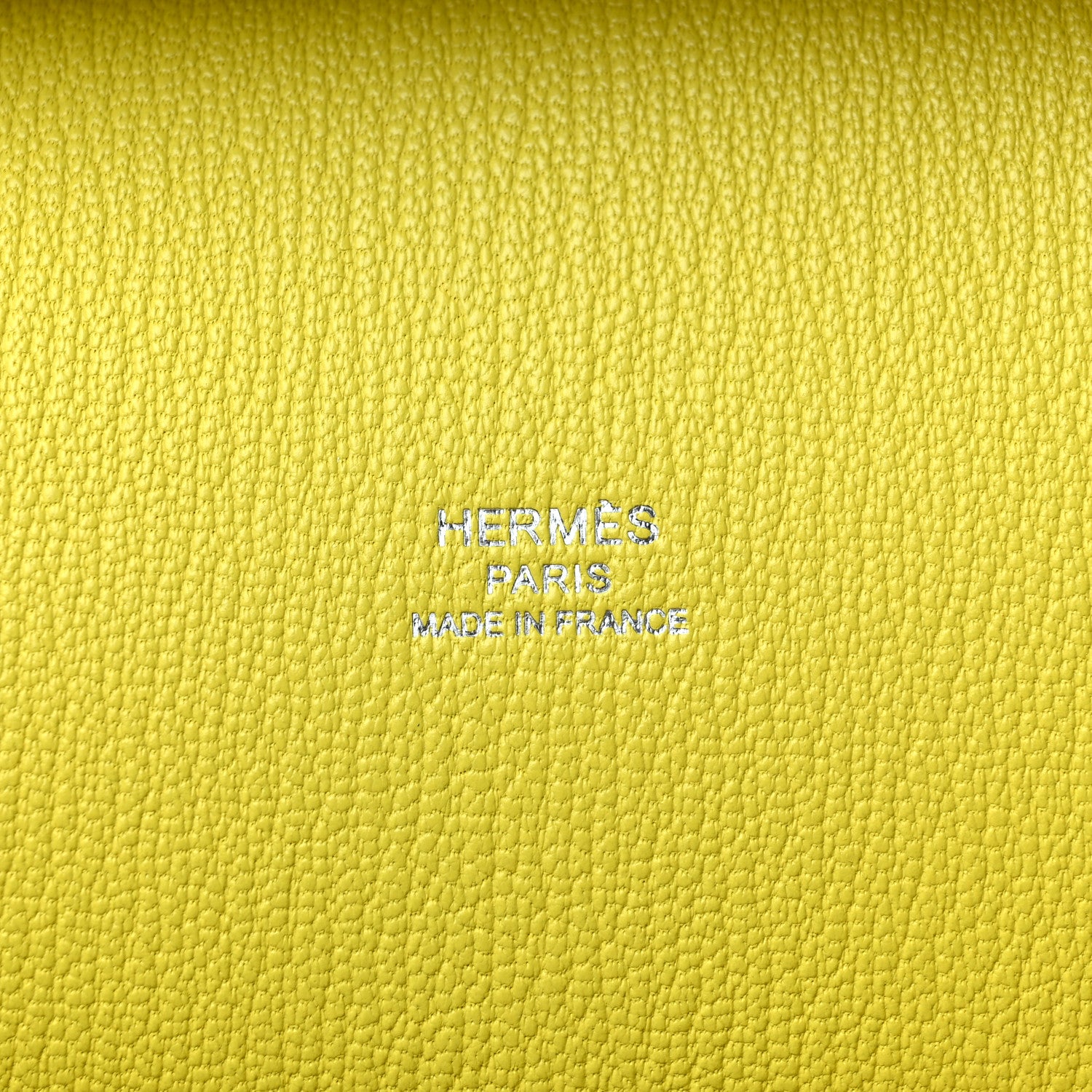 Hermes Taurillon Clemence Jypsiere 28 Lime 5 of 8