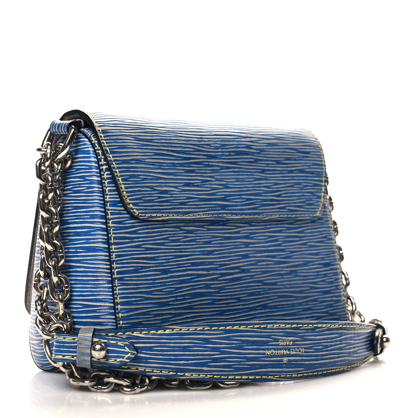 Epi Twist Shoulder Bag PM Denim Light