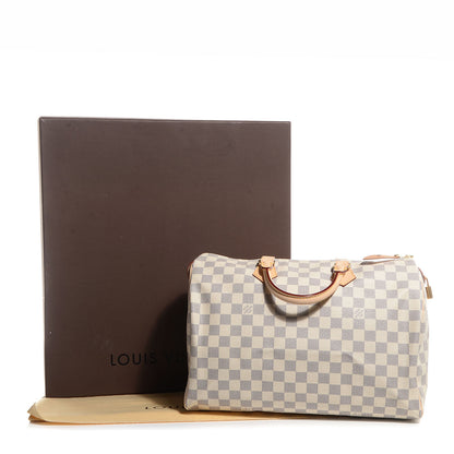 Louis Vuitton Damier Azur Speedy 35 9 of 9
