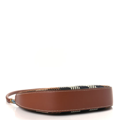 Burberry Canvas Calfskin Check Knitted Small Olympia Birch Brown 4 of 9