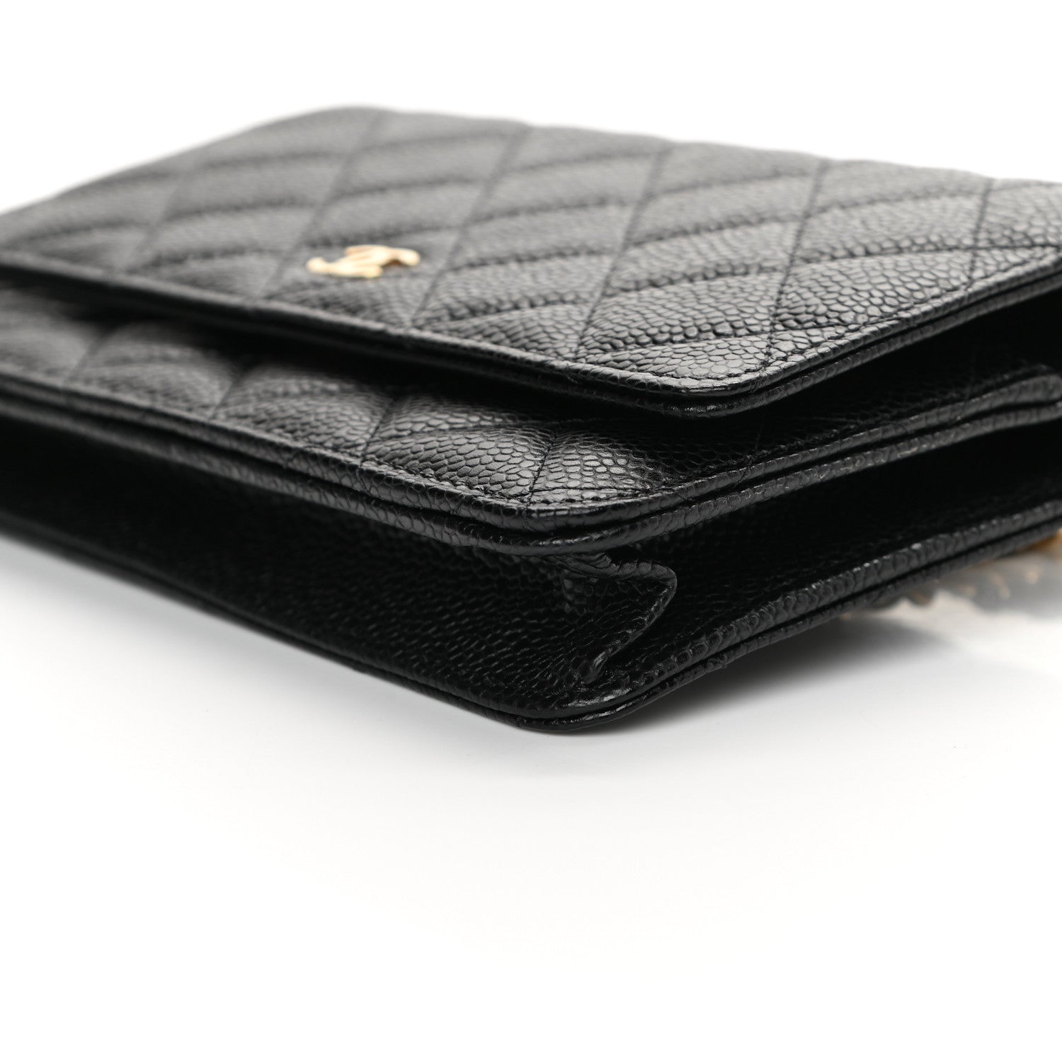 Chanel Caviar Quilted Wallet On Chain WOC Black 11 of 13