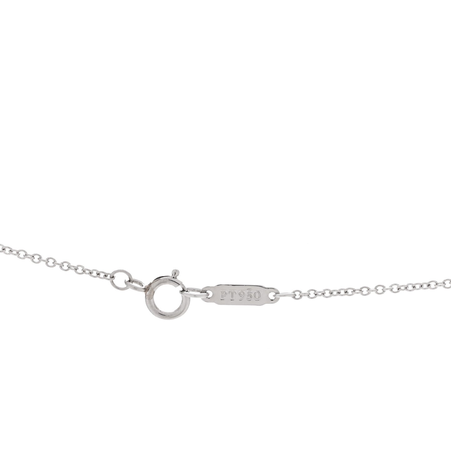 Platinum Diamond Small Cross Pendant Necklace