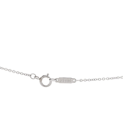 Tiffany Platinum Diamond Small Cross Pendant Necklace 4 of 6