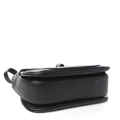 Gucci Calfskin Medium New Bamboo Top Handle Bag Black 3 of 12