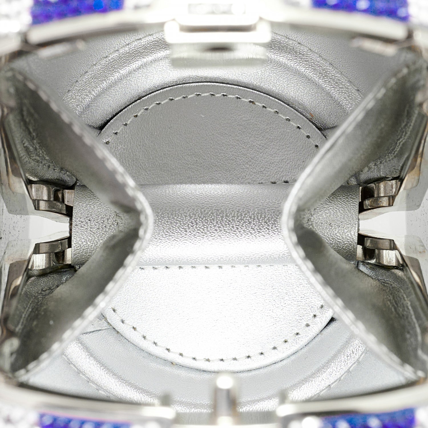 Judith Leiber x STAR WARS Crystal R2D2 Minaudiere Clutch Silver Multicolor 5 of 13