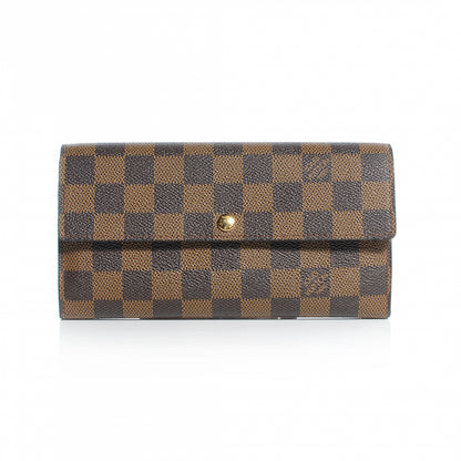Louis Vuitton Damier Ebene Sarah Wallet 1 of 7