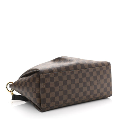 Louis Vuitton Damier Ebene Odeon Tote MM Black 4 of 9