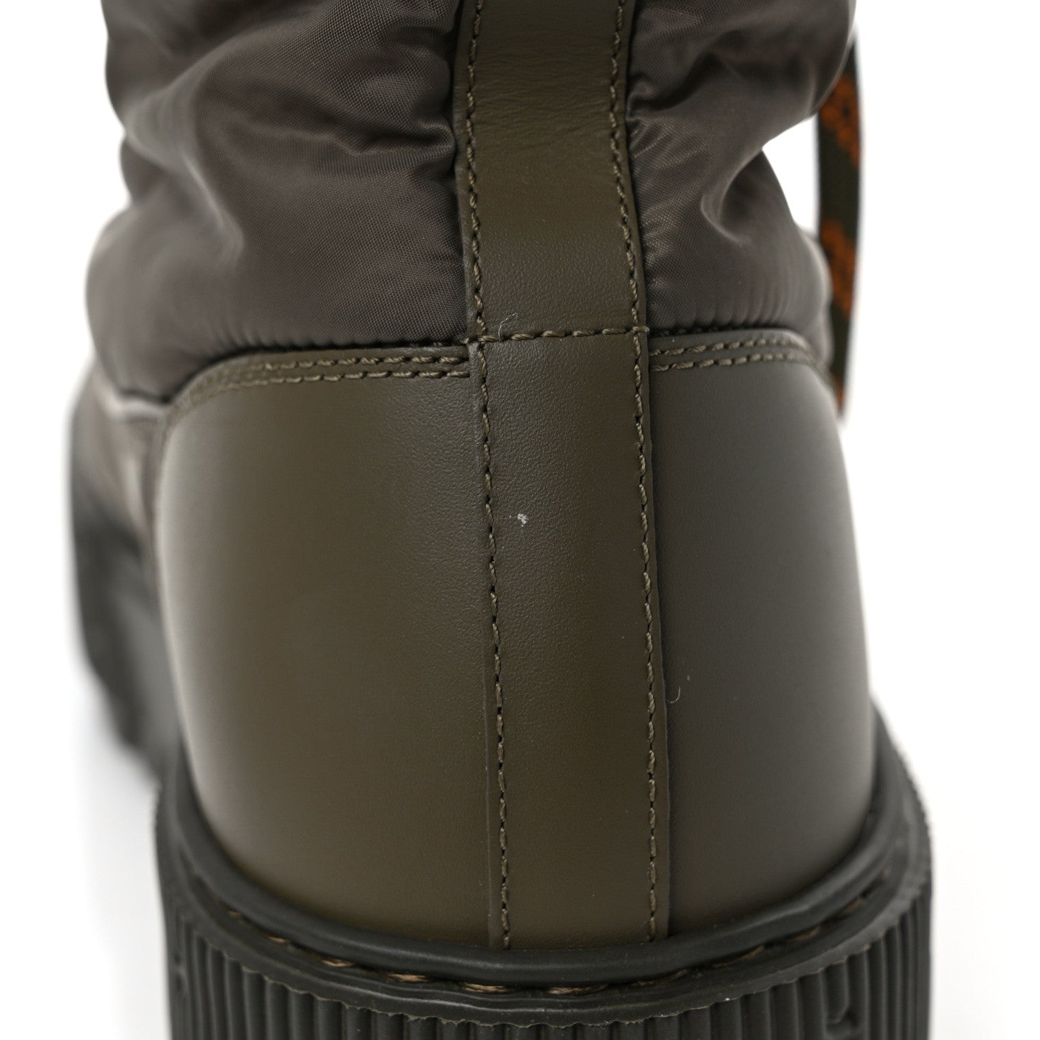 Hermes Calfskin Parachute Fresh Ankle Boots 37.5 Khaki 9 of 10