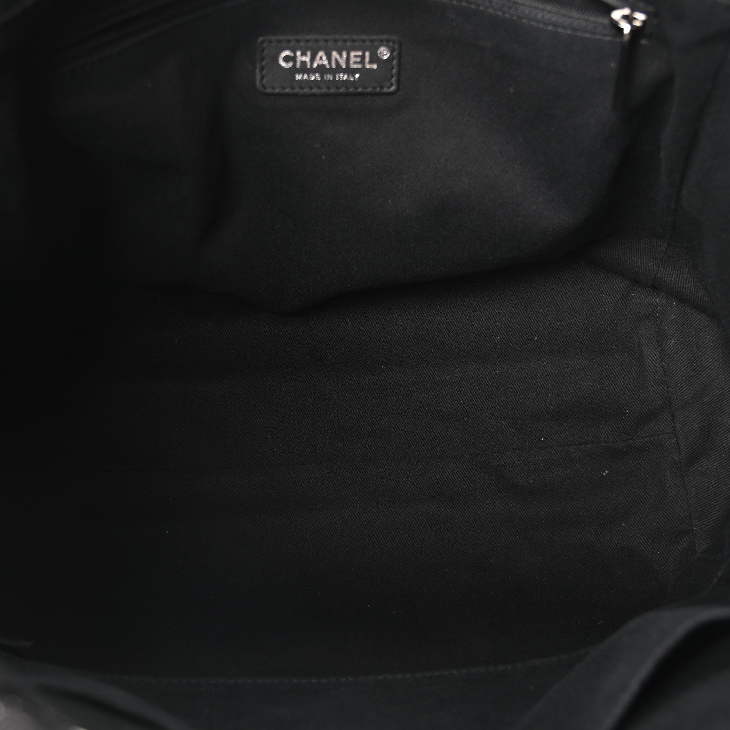 Chanel Lurex Canvas Small Deauville Tote Black 5 of 10
