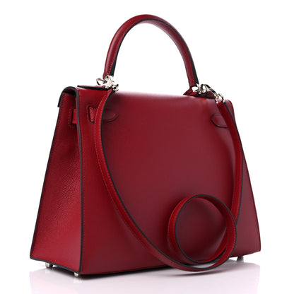 Hermes Epsom Kelly Sellier 28 Rouge Grenat 3 of 9