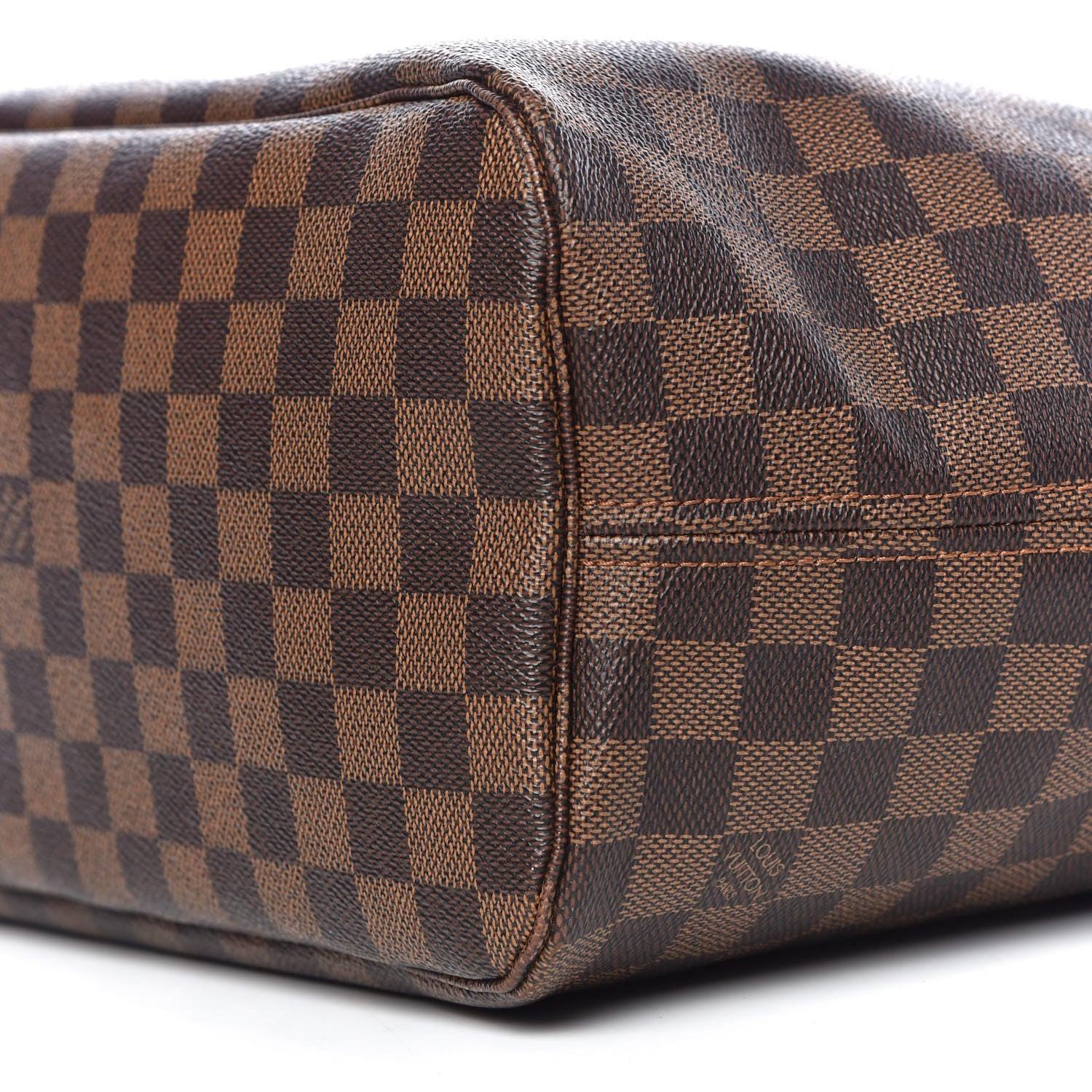 Louis Vuitton Damier Ebene Neo Neverfull MM Rose Ballerine 12 of 13