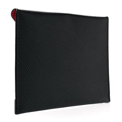 Louis Vuitton Epi Envelope Pouch Black 3 of 9