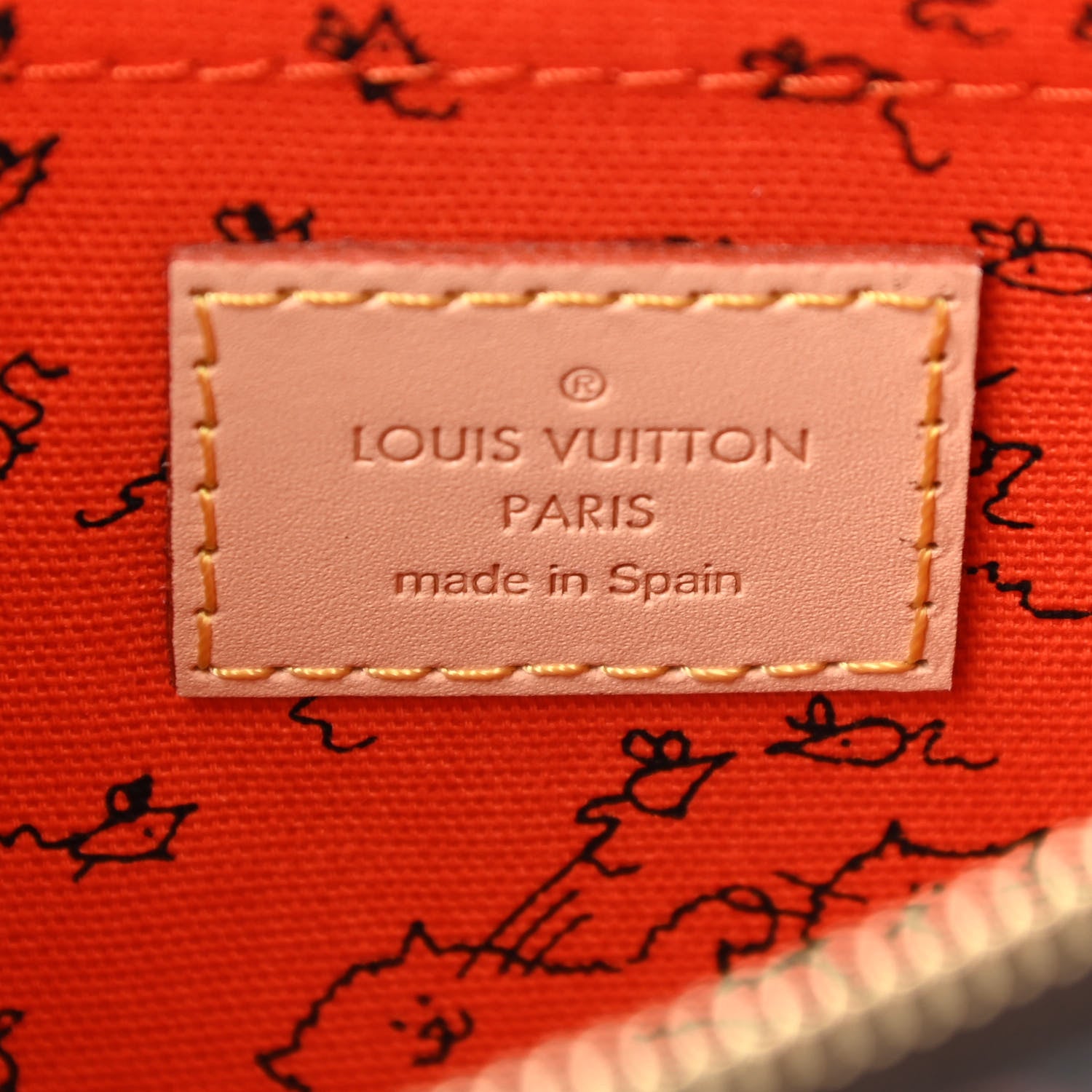 Louis Vuitton Catogram Neverfull MM GM Pochette Marron 6 of 7