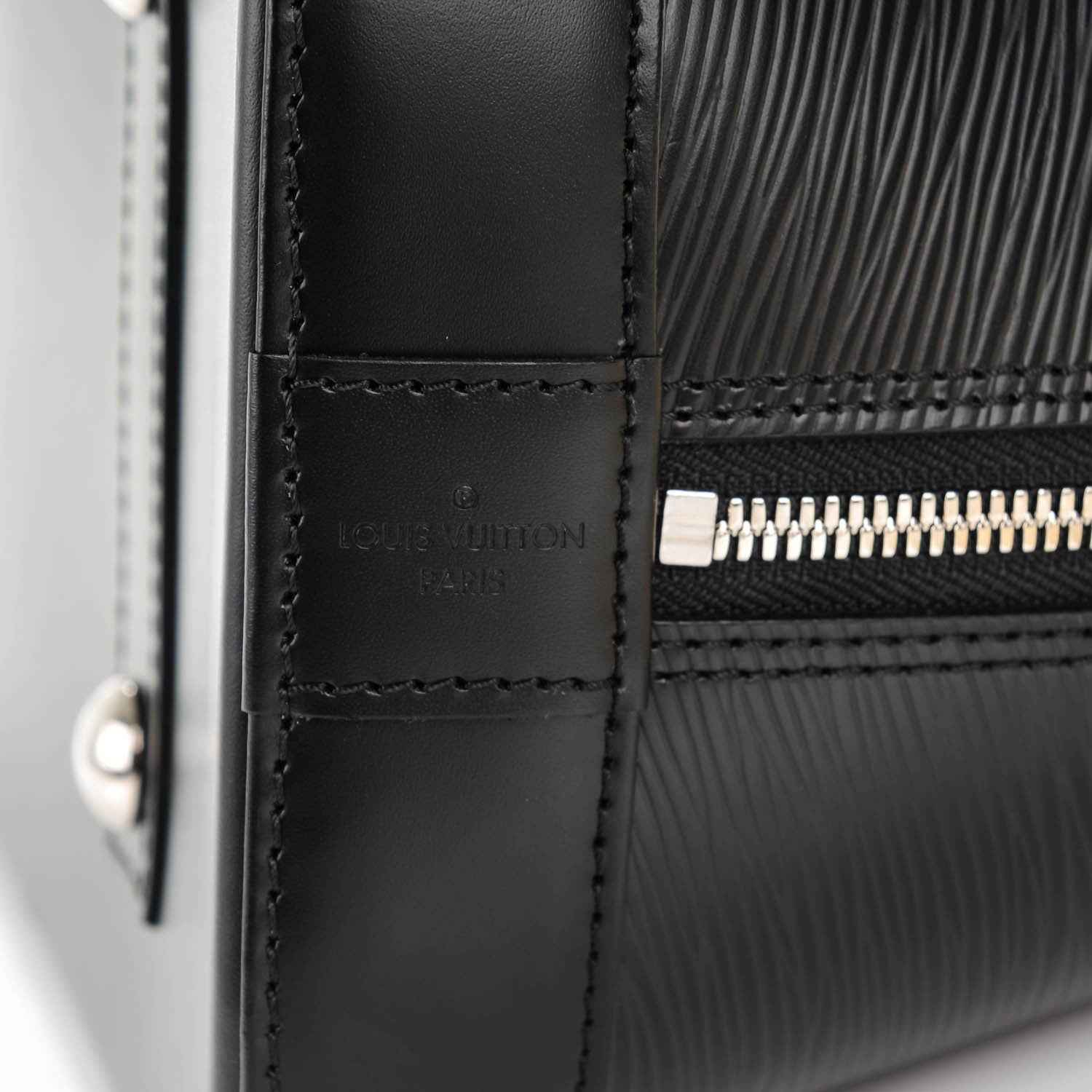 Louis Vuitton Epi Alma MM Black 5 of 8