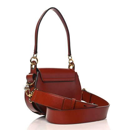 Chloe Calfskin Small Tess Bag Sepia Brown 3 of 9