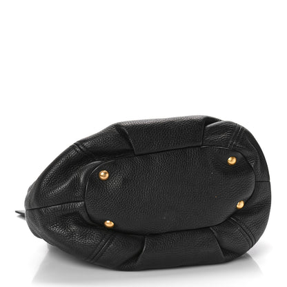 Prada Vitello Daino Tote Black 3 of 10