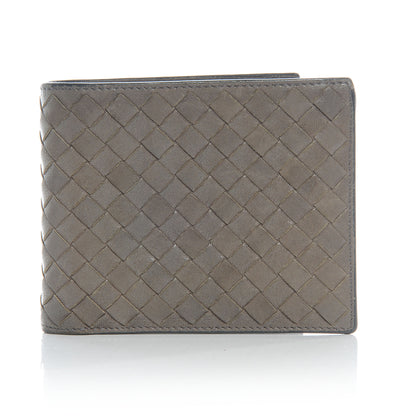 Bottega Veneta Nappa Intrecciato Mens Wallet Grey 1 of 9