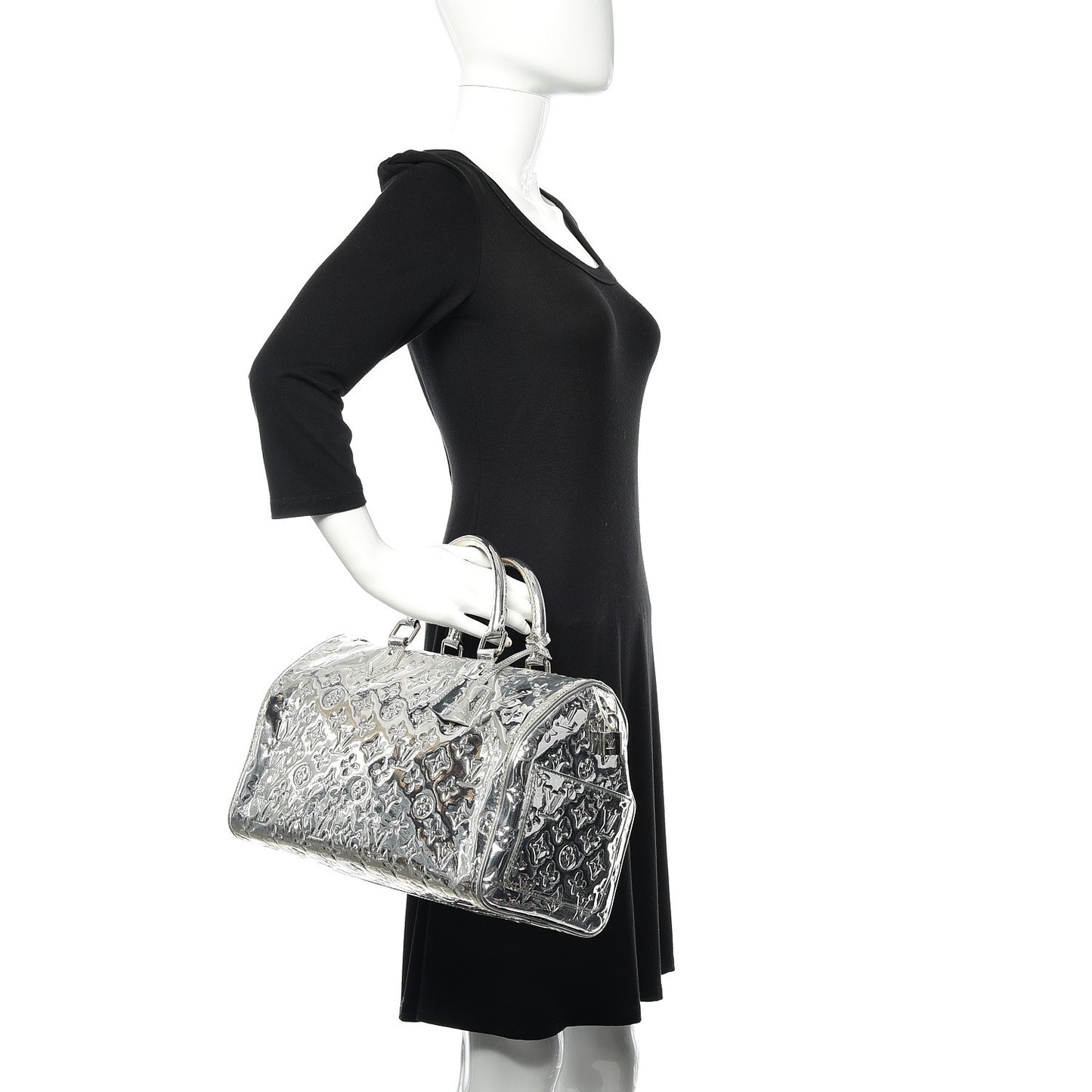 Monogram Miroir Speedy 30 Silver