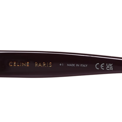 Celine Acetate Triomphe 16 Sunglasses CL40316U Shiny Bordeaux 6 of 8