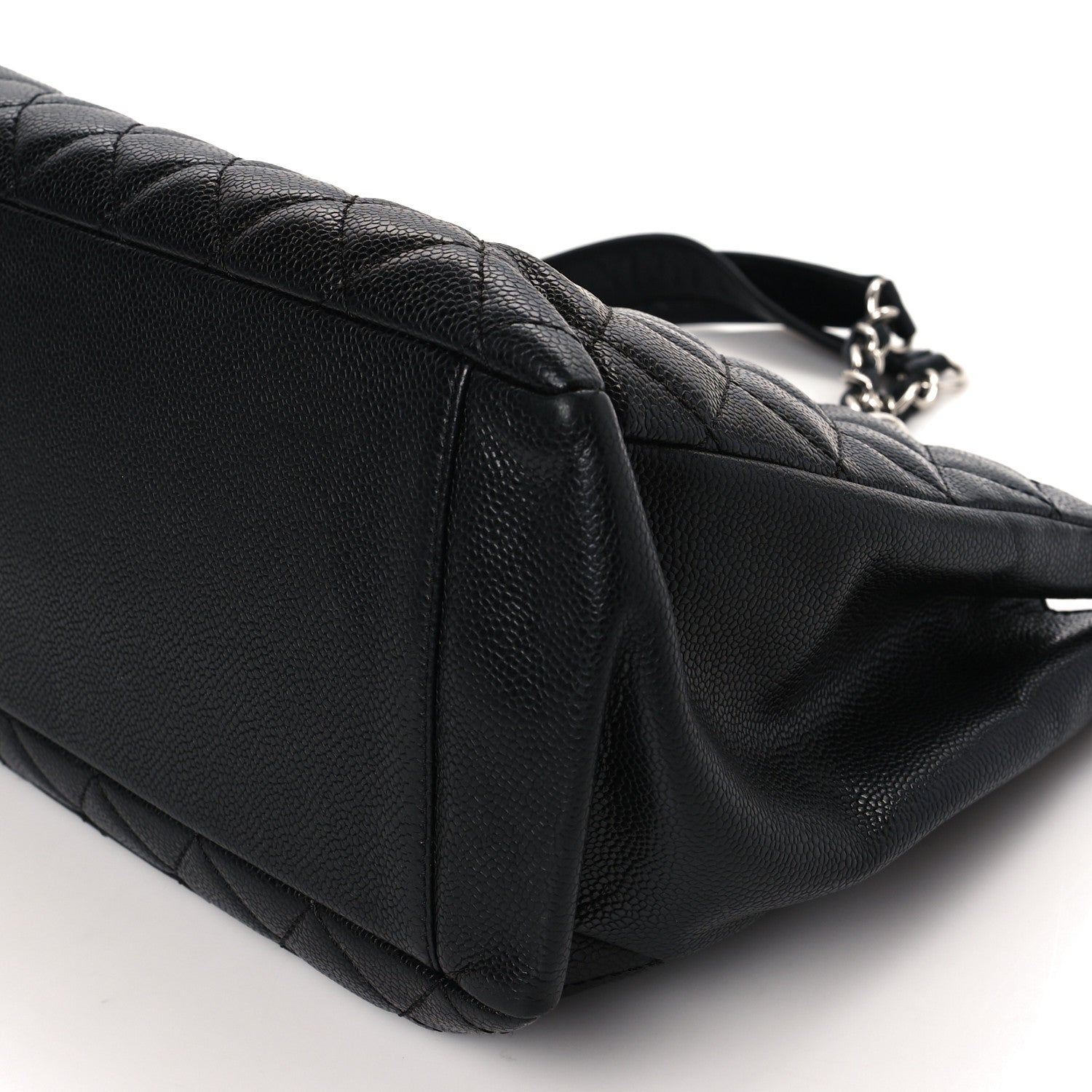 Chanel Caviar Quilted Grand Shopping Tote GST Black 9 of 10