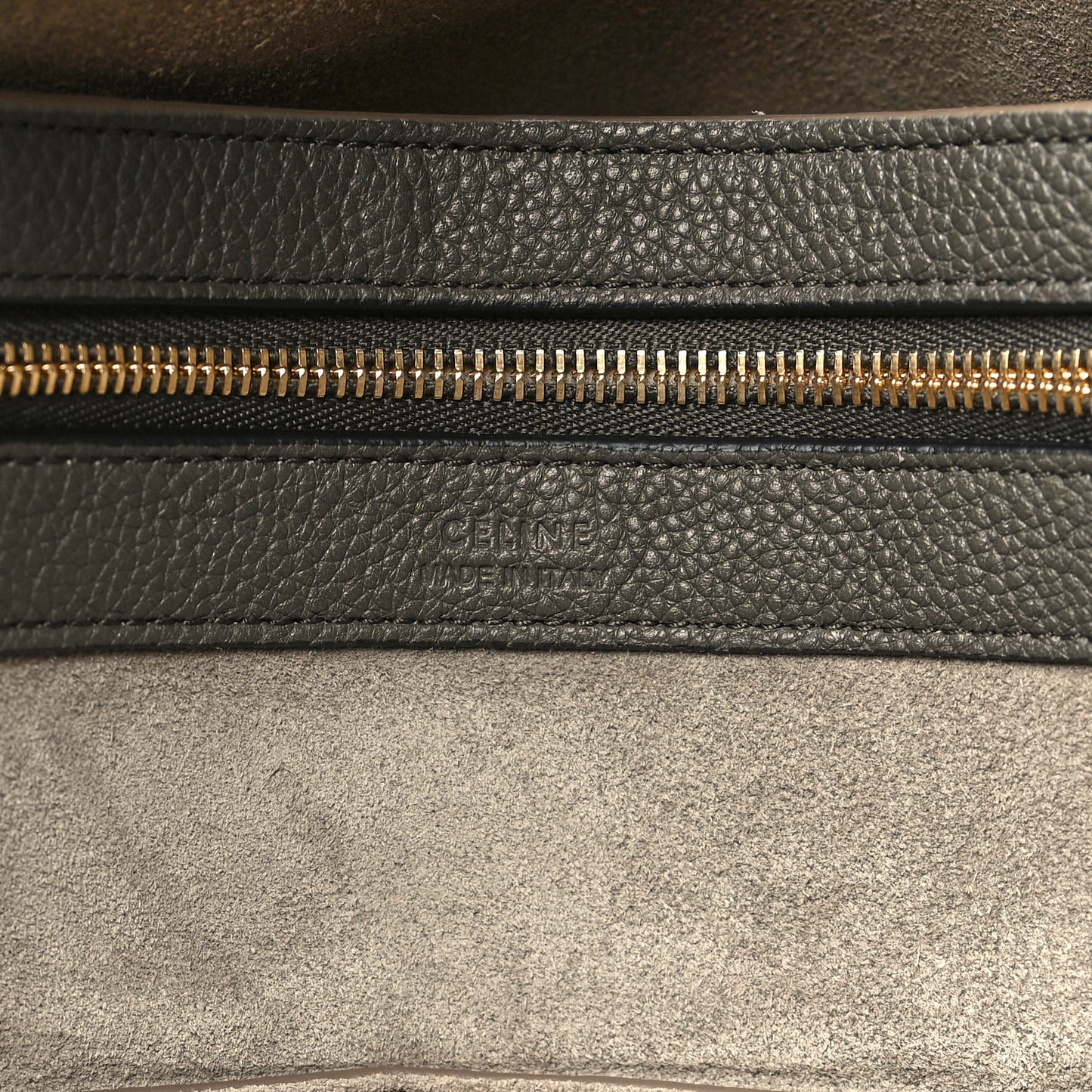 Soft Grained Calfskin Small Belt Cabas Phantom Taupe