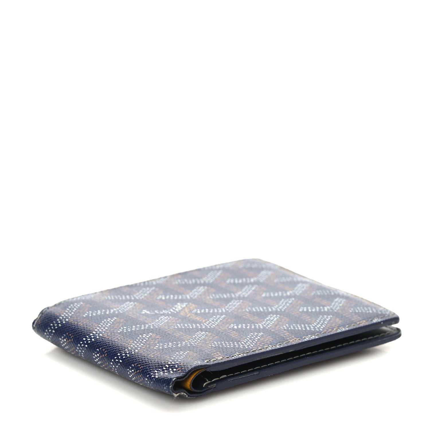 Goyard Goyardine Bi-Fold Victoire PM Wallet Navy 4 of 6