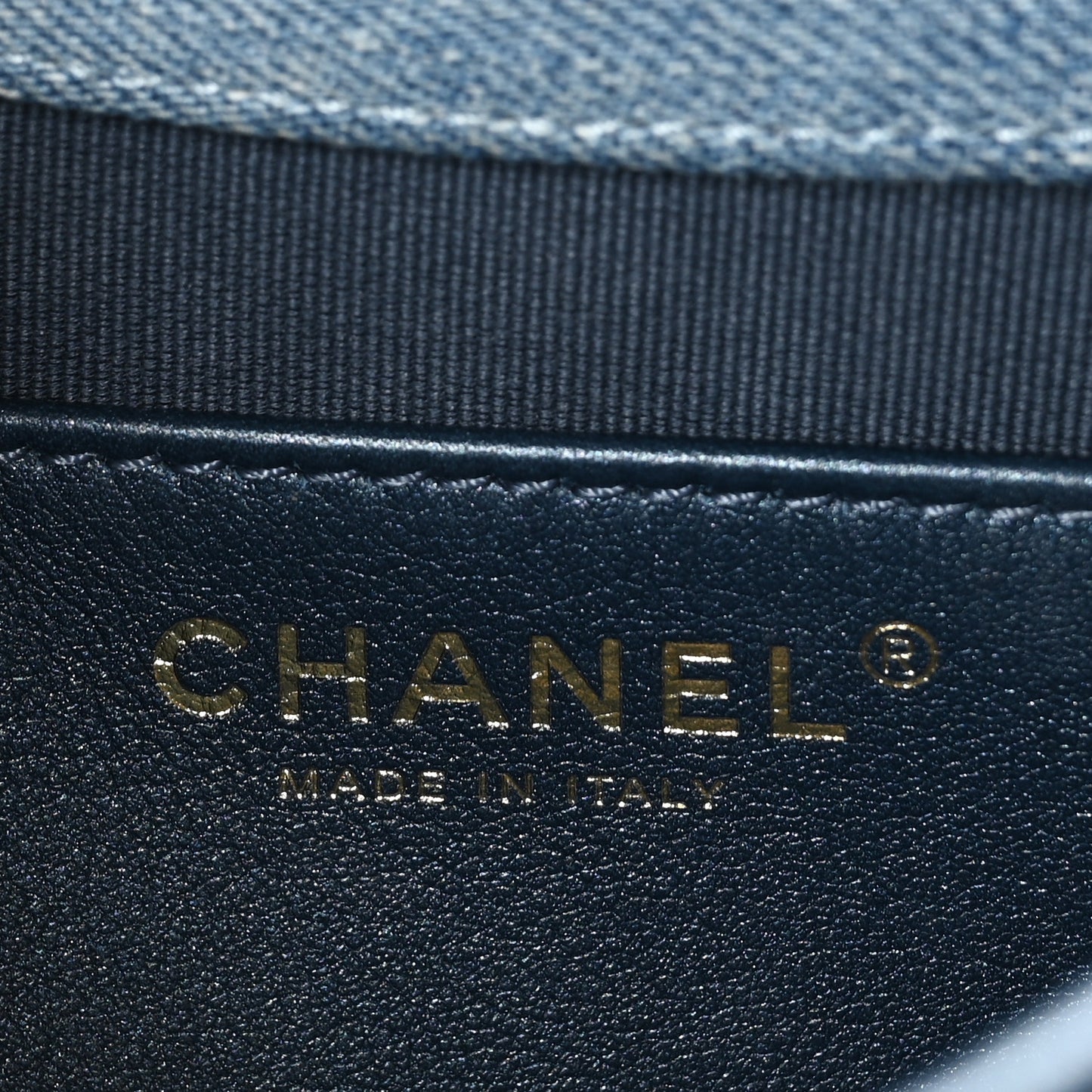 Washed Denim Quilted Small Messenger Flap Blue