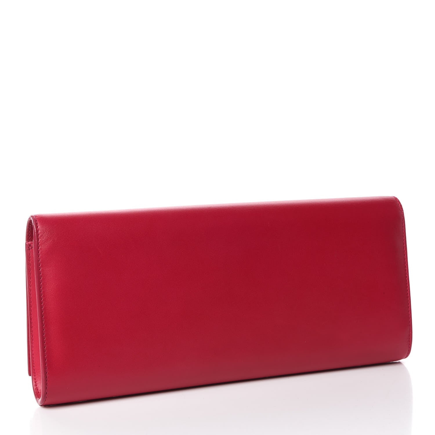 Saint Laurent Patent Grain de Poudre Lutetia Flap Clutch Fuchsia 3 of 13
