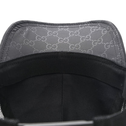 Gucci Nylon Monogram Baseball Hat L Black 10 of 11