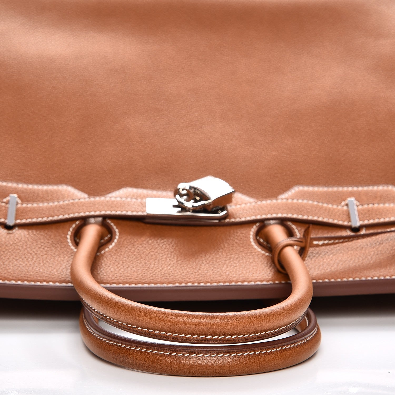 Hermes Natural Barenia Faubourg Birkin 35 Fauve 34 of 38
