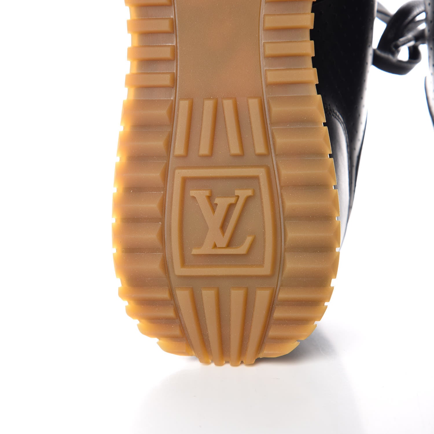 Louis Vuitton X SUPREME Calfskin Run Away Sneakers 6.5 Black 6 of 9