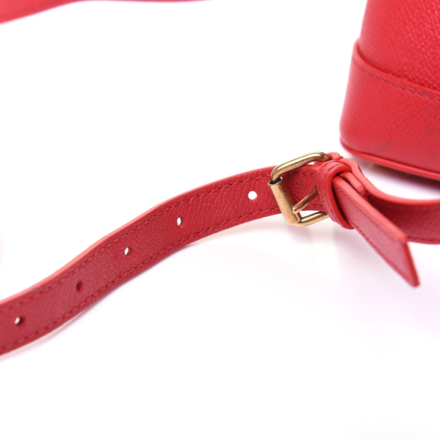 Balenciaga Grained Calfskin XXS Ville Top Handle Bag Rouge Coquelicot 20 of 22