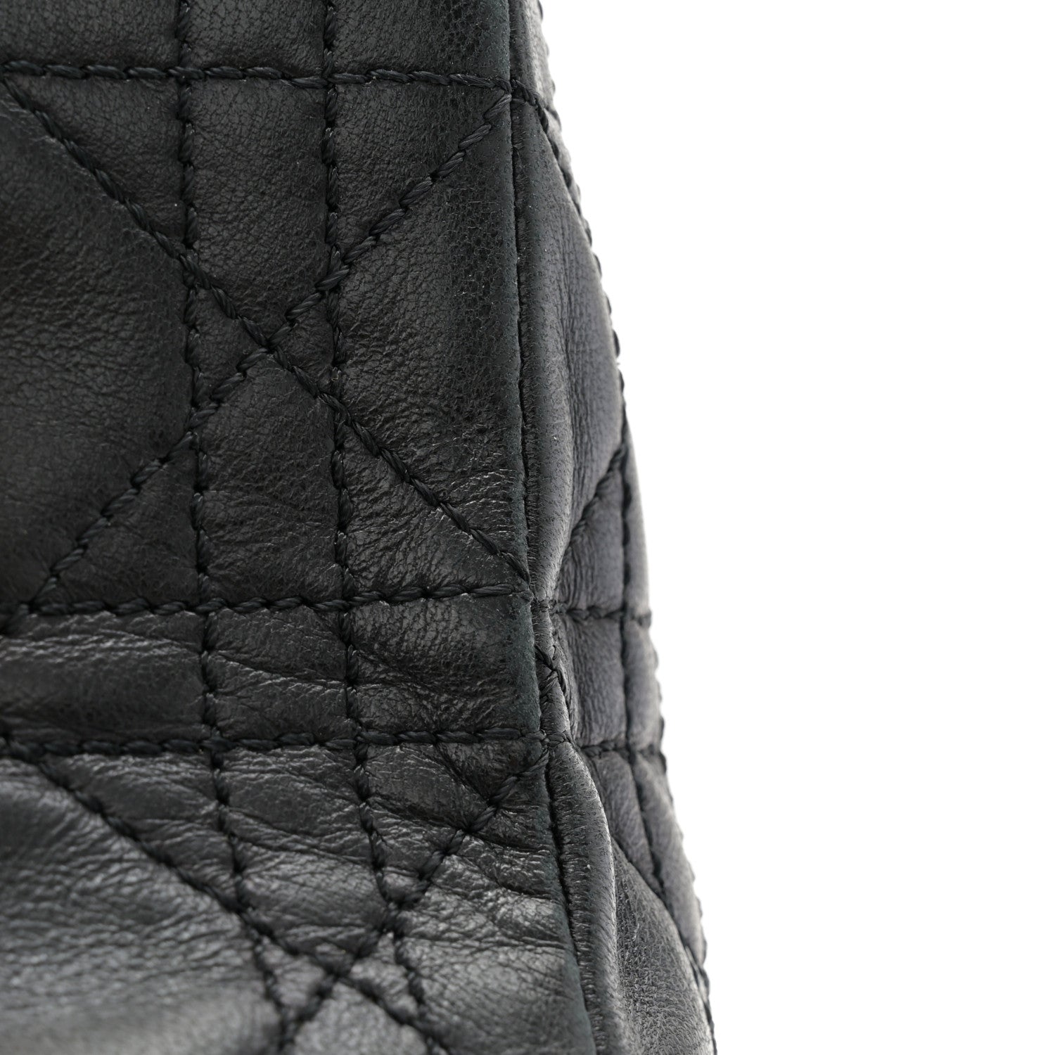 Christian Dior Lambskin Cannage Medium Lady Dior Black 15 of 15