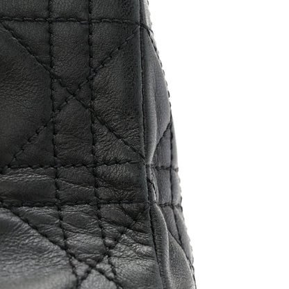 Christian Dior Lambskin Cannage Medium Lady Dior Black 15 of 15
