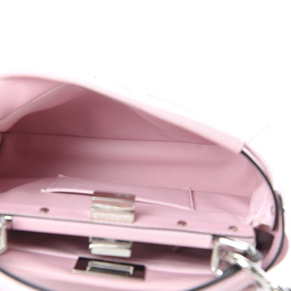 Fendi Nappa Mini Peekaboo Iconic Satchel Peonia 5 of 18