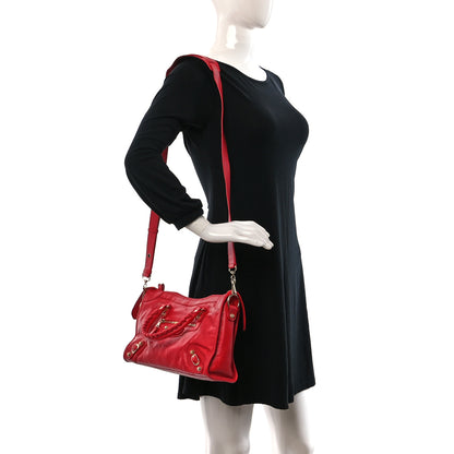 Balenciaga Agneau Giant 12 Gold Hardware S City Rouge Cardinal 2 of 10